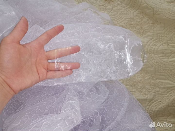 Тюль 5 метров на ленте 