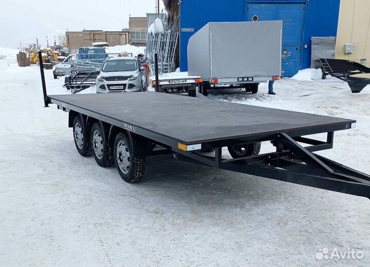 Прицеп платформа 3 оси