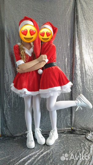 Костюм санты для девочки