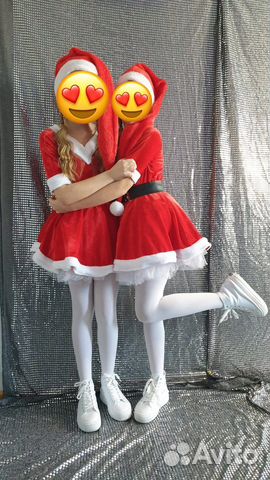 Костюм санты для девочки