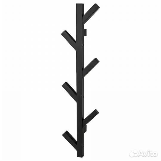 Вешалка полка настенная Икеа Tjusig Чусиг