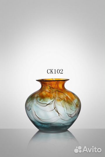 Настольные вазы Alice round glass vase