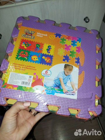 Мягкий коврик пазл