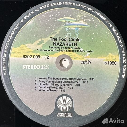 Nazareth – The Fool Circle (Скандинавия 1981г.)