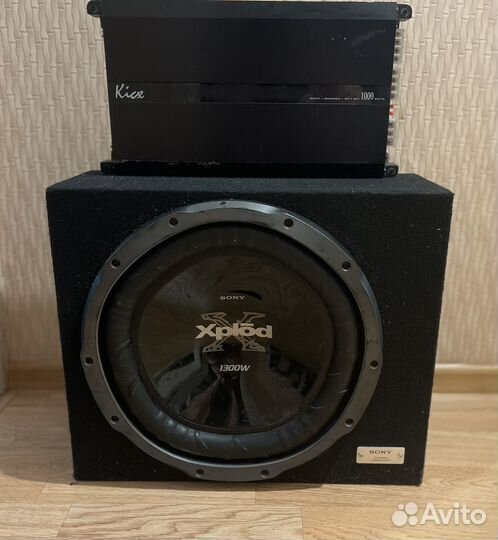 Сабвуфер и усилитель