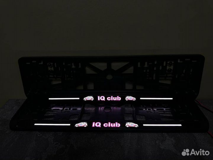 Номерная рамка с вашим логотипом