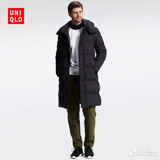 Uniqlo пуховик мужской xl