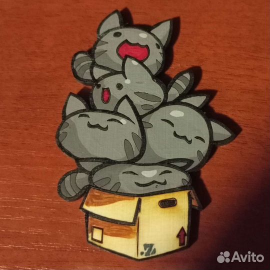 Магнит котики коты slime rancher