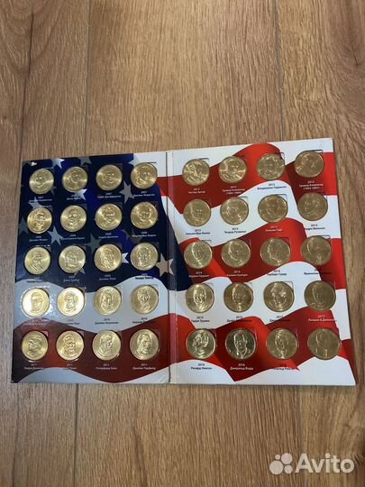 Президентские однодолларовые монеты США