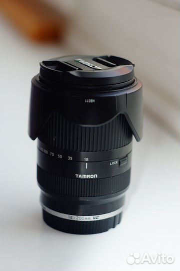 Объектив tamron 18 200 f 3,5 6,3 VC e mount