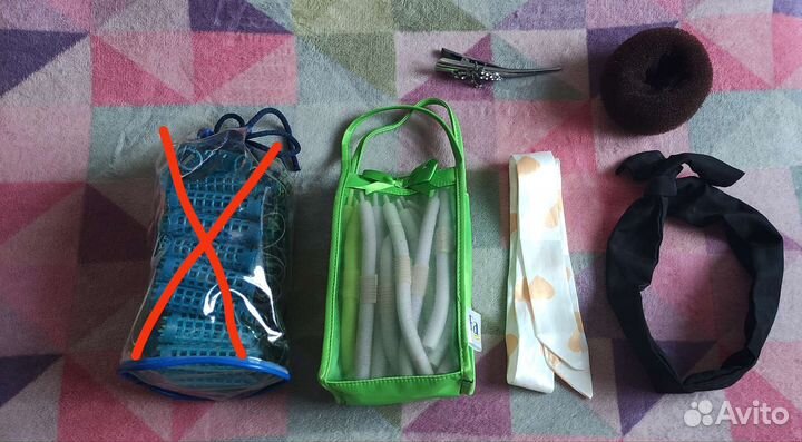 77. Набор для волос бу