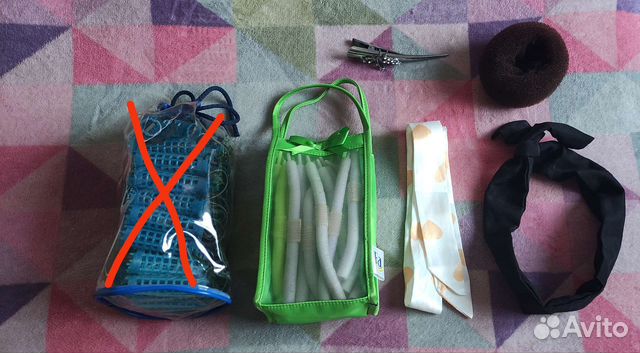 77. Набор для волос бу