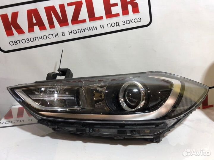 Блок фара левая Hyundai Elantra 6 AD 2016-2018