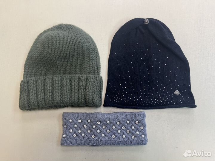 Шапка и повязка женская