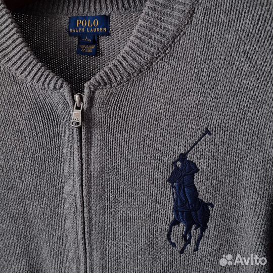 Зип свитер Polo Ralph Lauren Big Pony Оригинал