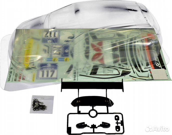 Кузов для rc модели Volkswagen Scirocco GT24