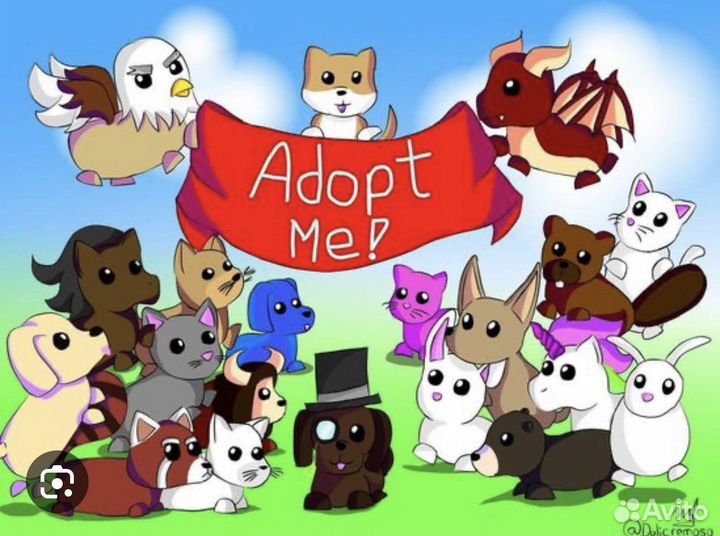 Прокачка петов в adopt me