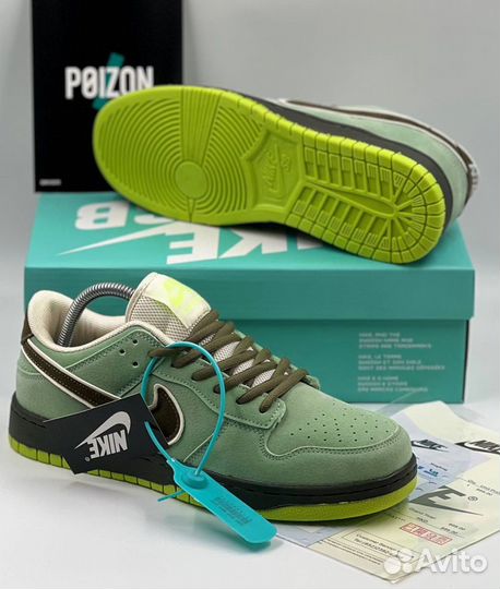 Кроссовки женские concepts x Nike Dunk SB Low Gree