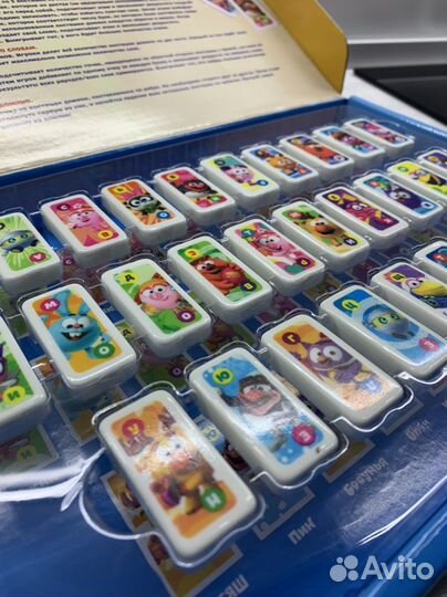 Коллекция домино «Смешарики» из ленты