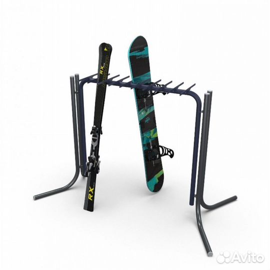 Стойка для размещения инвентаря на улице гл-121 122,5х138,5х90см GL-121