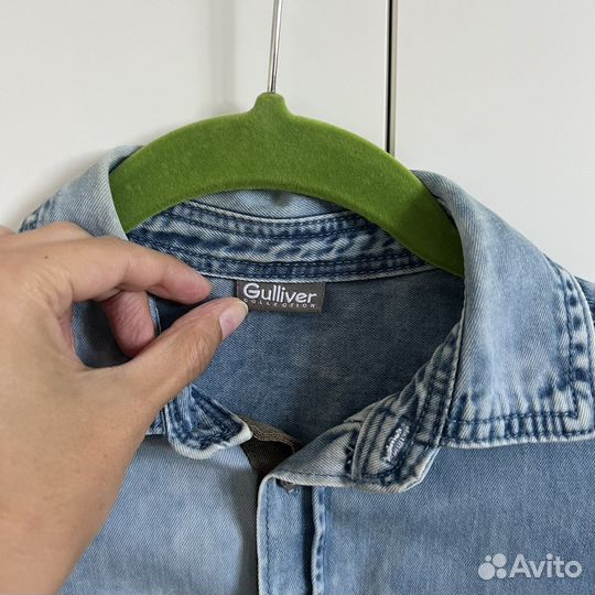 Джинсовая рубашка Gulliver 140
