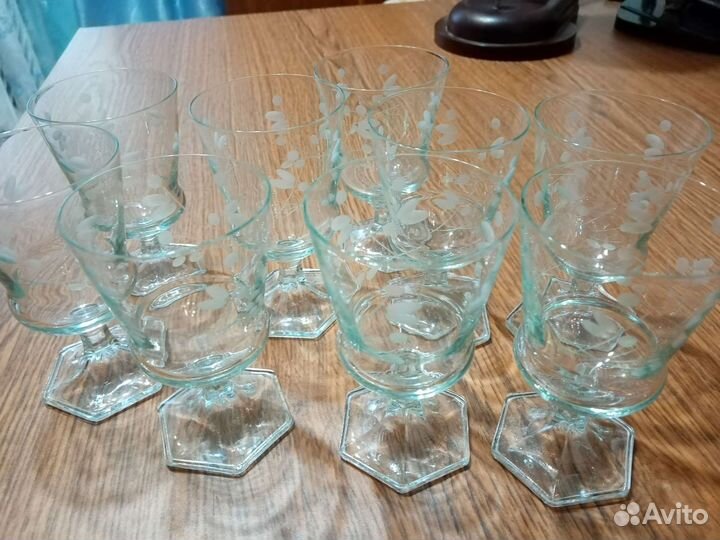 Стопки, стаканы, вазочки