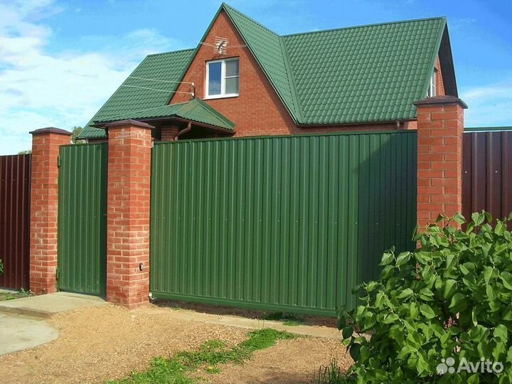 Забор из профнастила