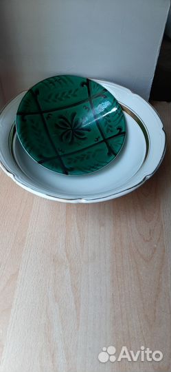 Тарелки сервировочные СССР разные