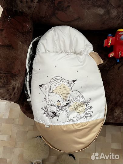 Конверт для новорожденного зима