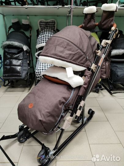 Санки коляска Ника 7-8 Премиум