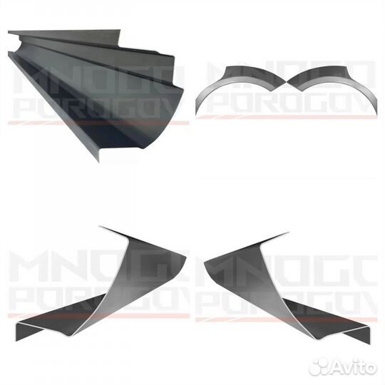 Изготовление кузовных ремонтных арок и порогов