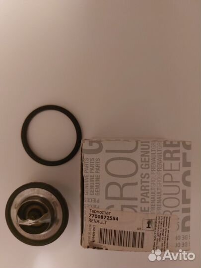 Термостат рено логан