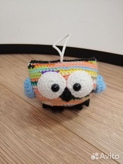 Вязаный совенок ручной работы
