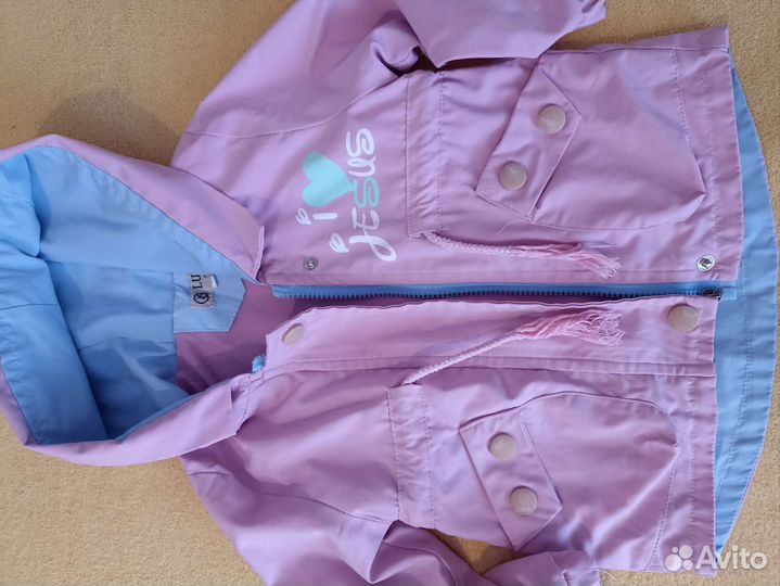 Куртка-ветровка для девочки