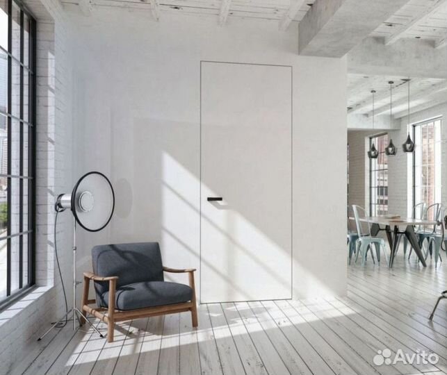 Скрытые двери под отделку