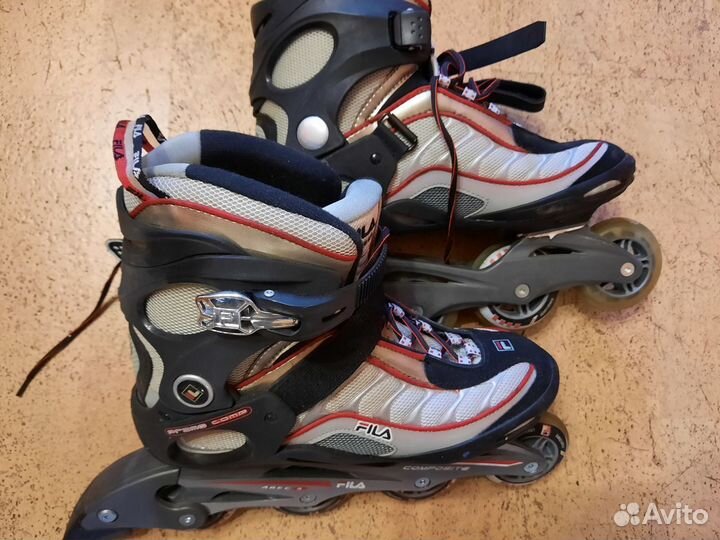 Муж. роликовые коньки + защита