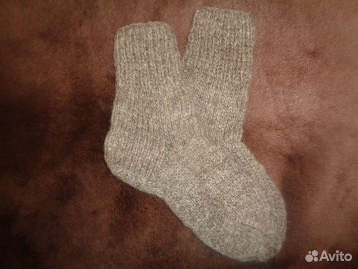 Носки из натуральной овечьей шерсти