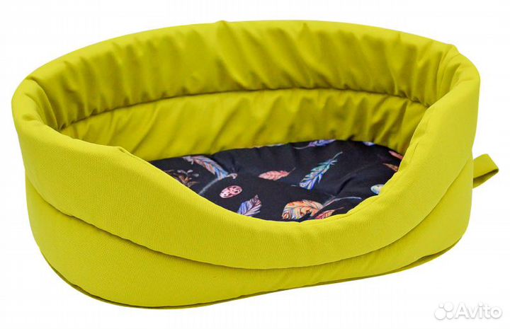 700032 лежанка Птицы» мебельная ткань №3 49*33*17