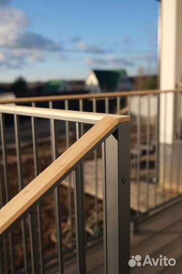 Ограждения в стиле лофт Перила