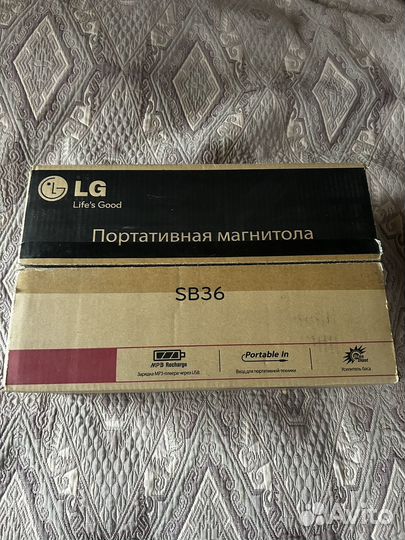 Музыкальный центр LG SB36