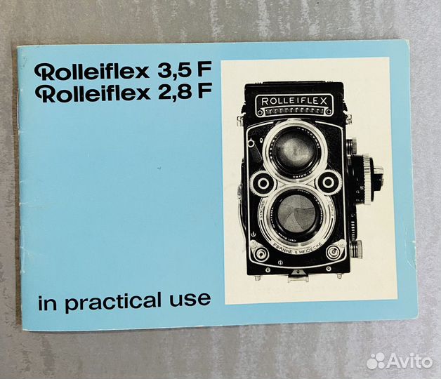 Rolleiflex 2.8 F 3,5 F. Инструкция