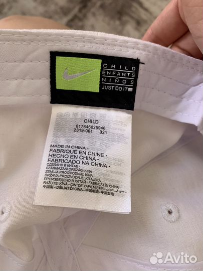 Бейсболка nike детская
