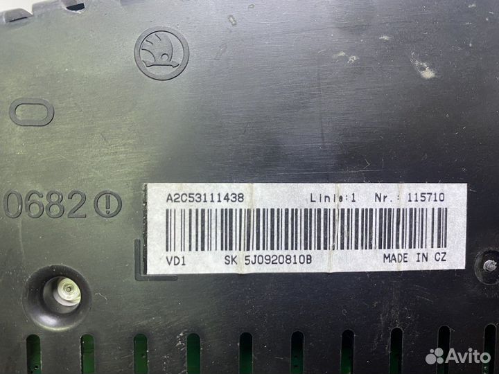 Спидометр Skoda Fabia