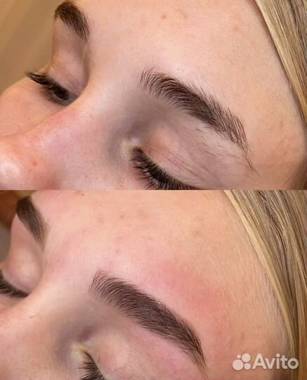 Брови, наращивание ресниц, ламинирование