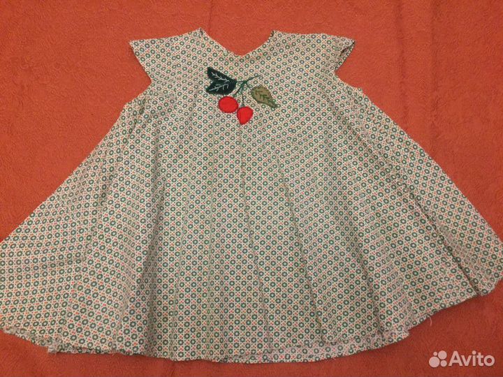 Платьице Винтаж Солнцеклёш. Пончо