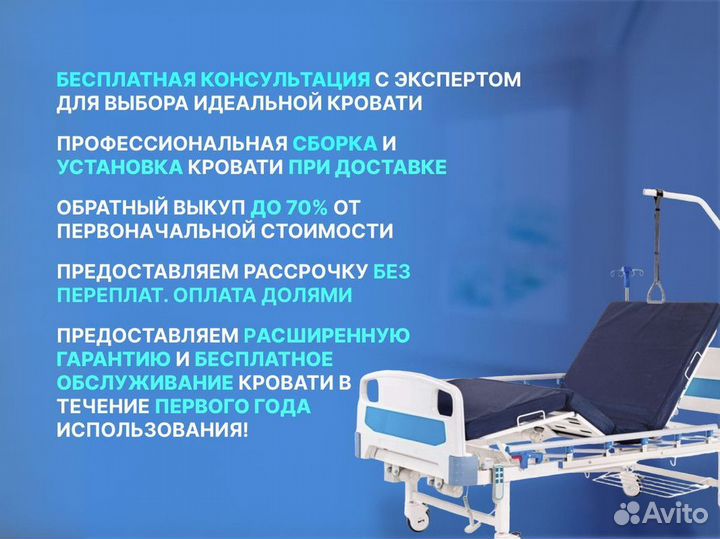 Функциональная кровать регулировка электроприводом