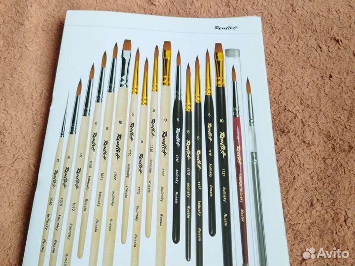Кисти художественные Рублефф в ассортименте