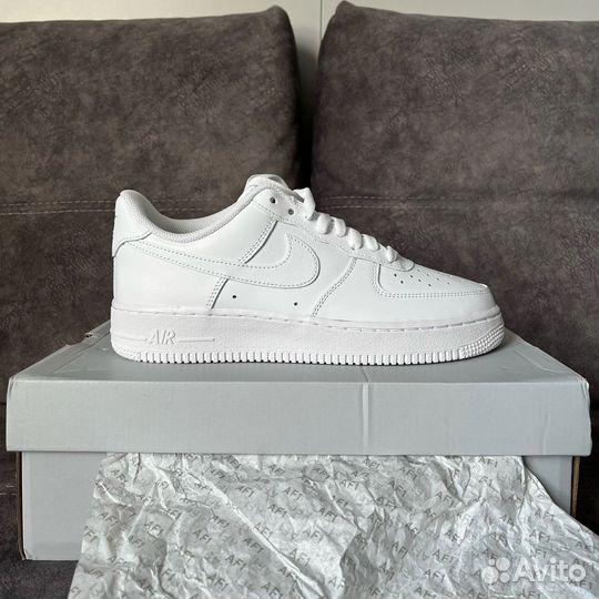 Кеды Nike Air force 1 натуральная кожа 36-41