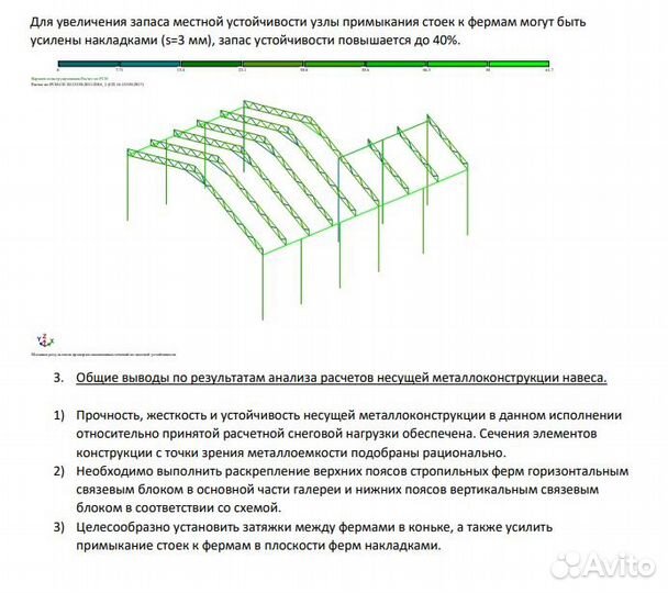 Навес из металлопрофиля, 5 дней, 4х8 o-1232