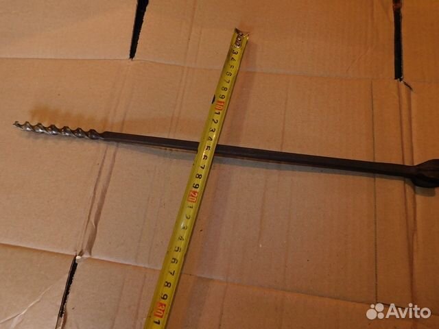 Антикварный,кованный бурав-сверло ри, в интерьер и